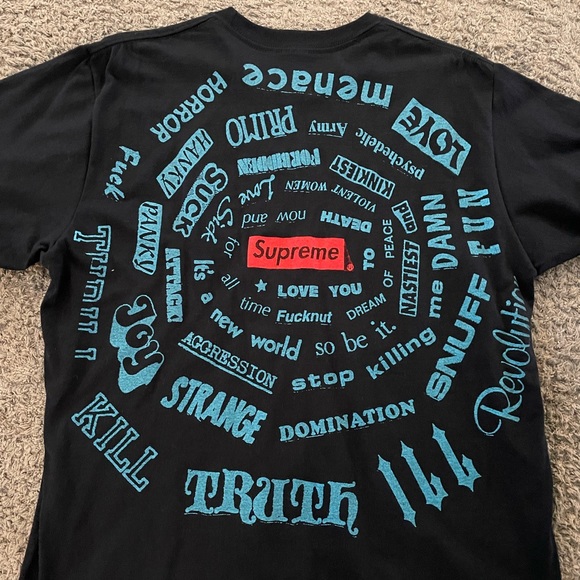 Supreme Spiral Tshirt - Picture 1 of 5